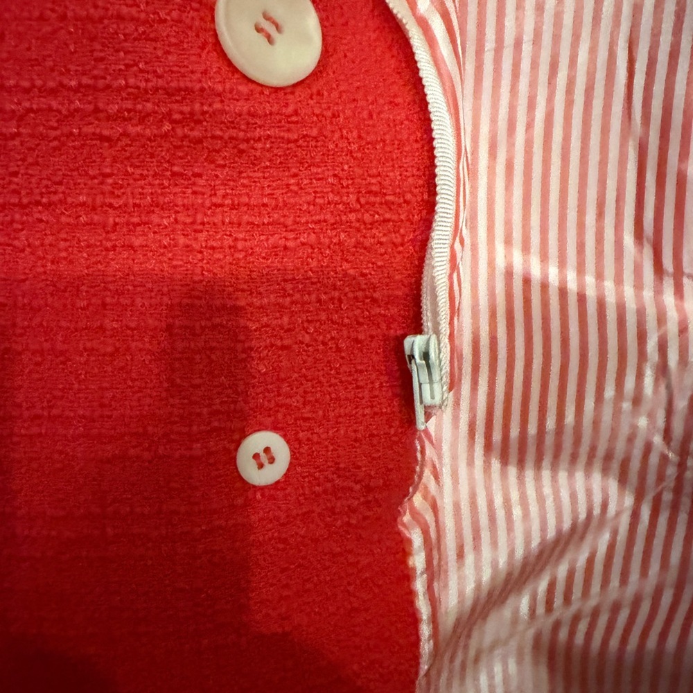 Veronica Beard Nayeli Dickey Jacket in Watermelon Size 14 Dickey Blazer - Picture 10 of 13
